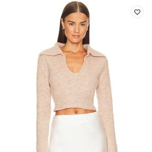 ALL THE WAYS deep v Carly sweater size small